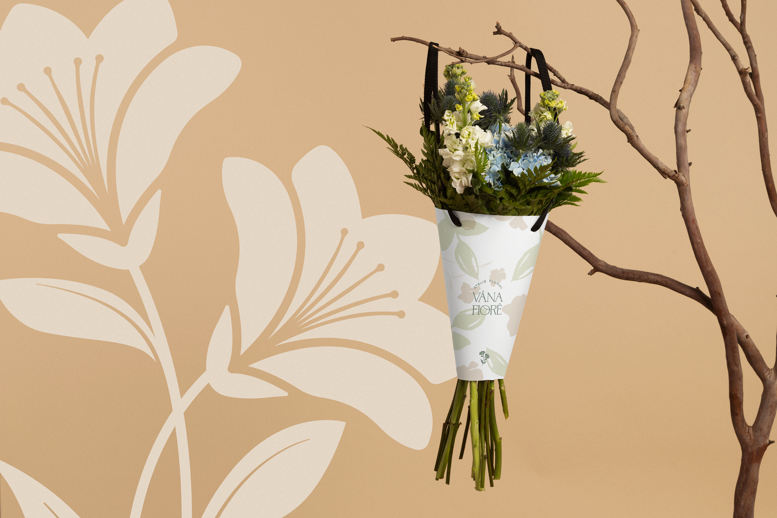 Arranjos florais desidratados